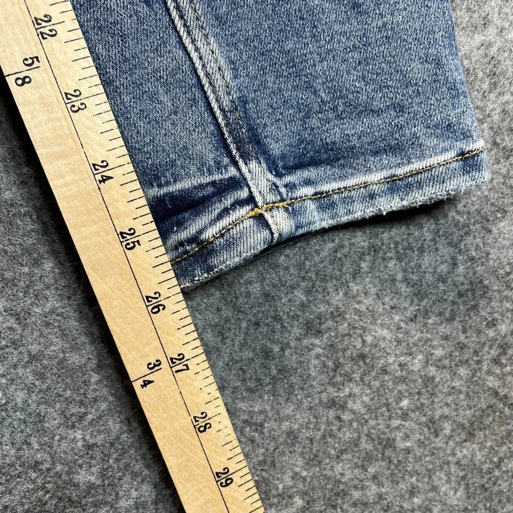 Kancan Womens Jeans Size 24 Clemence High Rise Distressed Mom‎ Jeans